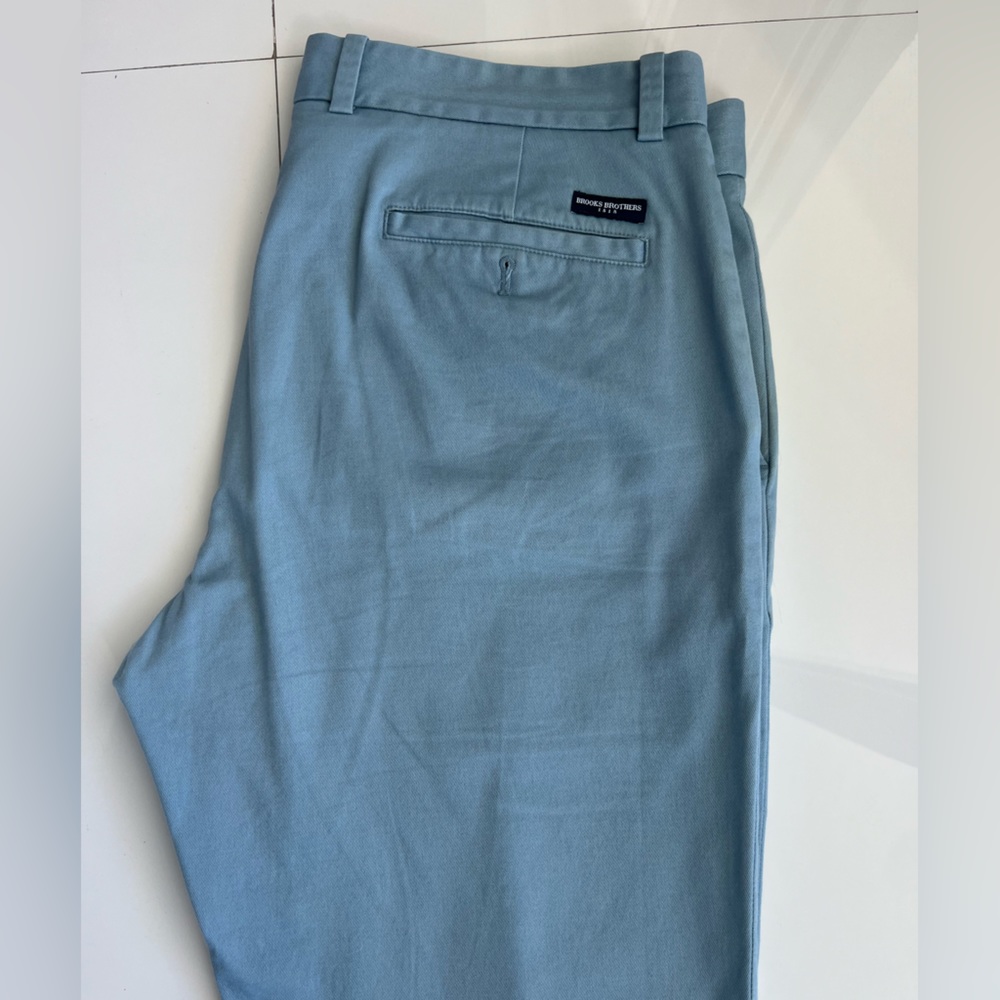 Brooks Brothers Milano-Fit Advantage Chino® Pants Blue 36/32 NWOT